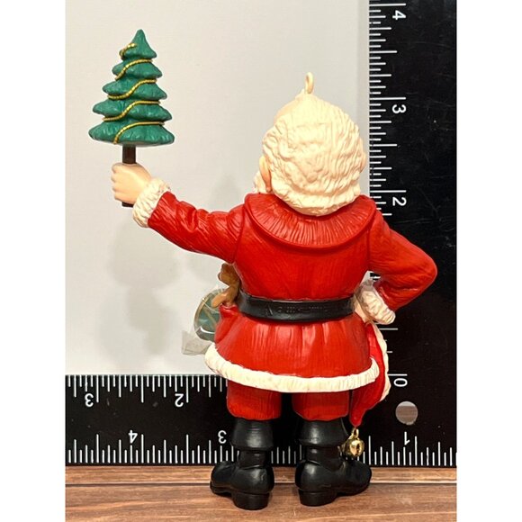 1990 HALLMARK KEEPSAKE ORNAMENT QX473-6 MERRY OLDE SANTA COLLECTOR SERIES - Picture 6 of 6